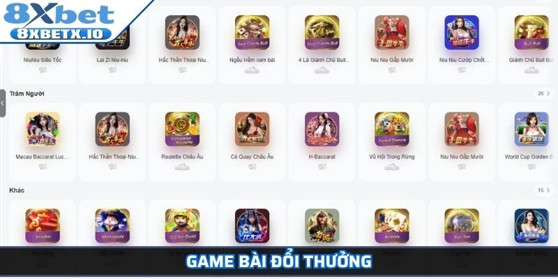 Game bài đổi thưởng