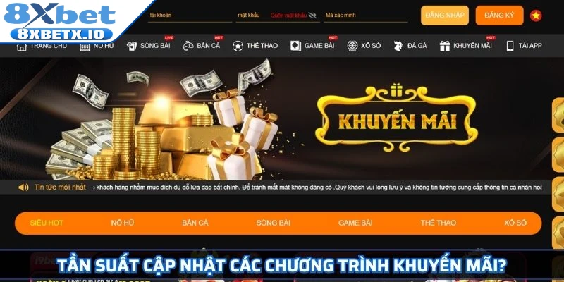 Tần suất cập nhật các chương trình khuyến mãi?