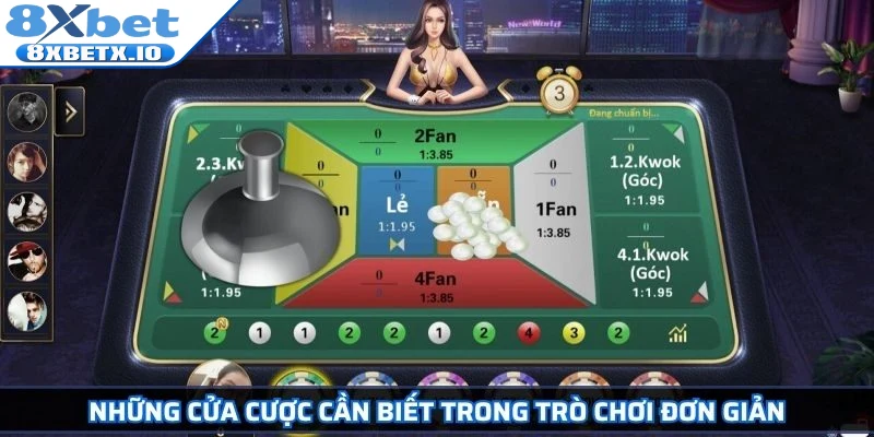 Những cửa cược cần biết trong trò chơi đơn giản