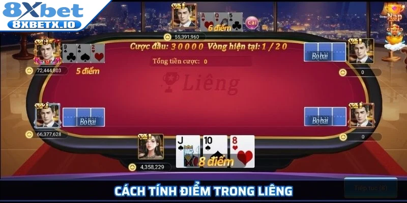 Cách tính điểm trong Liêng