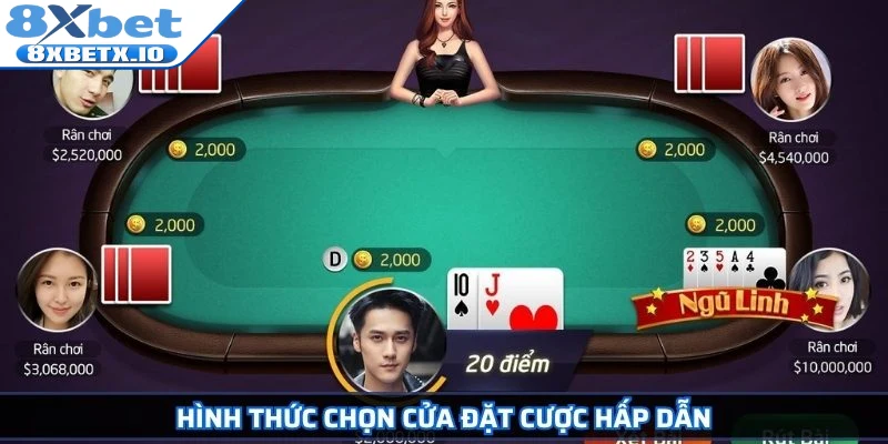 Hình thức chọn cửa đặt cược hấp dẫn
